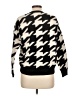 Andrea Jovine Houndstooth Black Pullover Sweater Size L - photo 2