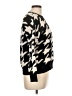 Andrea Jovine Houndstooth Black Pullover Sweater Size L - photo 4