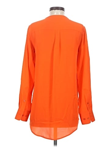 Adriano Goldschmied Long Sleeve Silk Top (view 2)