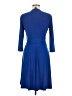 Chaps Solid Blue Cocktail Dress Size M (petite) - photo 2
