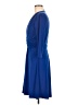 Chaps Solid Blue Cocktail Dress Size M (petite) - photo 5