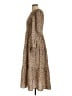 Shein 100% Polyester Animal Print Brown Casual Dress Size 12 - photo 5