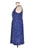 Chaps Polka Dots Blue Casual Dress Size M (petite) - photo 5