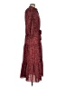 Max Studio Paisley Burgundy Casual Dress Size 1 - photo 4