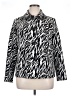 JM Collection Animal Print Silver Windbreaker Size XL - photo 1