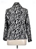 JM Collection Animal Print Silver Windbreaker Size XL - photo 2