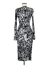 Bebe Animal Print Silver Cocktail Dress Size M - photo 2