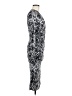Bebe Animal Print Silver Cocktail Dress Size M - photo 4