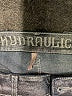 Hydraulic Metallic Silver Jeggings Size 14 - photo 4