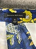 Gap 100% Polyester Paisley Floral Graphic Blue Casual Pants Size 10 - photo 8
