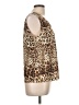 Milano Animal Print Brown Sleeveless T-Shirt Size L - photo 4