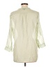 The Limited 100% Polyester Green 3/4 Sleeve Blouse Size L - photo 2