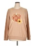 Truself Graphic Tan Pullover Sweater Size 1X - photo 1