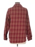 DAZY Plaid Burgundy Long Sleeve Blouse Size M - photo 2