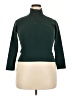 Lands' End 100% Polyester Green Turtleneck Sweater Size 10 - 11 - photo 1