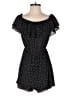 Topshop 100% Polyester Polka Dots Black Romper Size 6 - photo 1