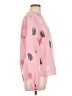 Assorted Brands 100% Polyester Hearts Pink Long Sleeve Blouse Size L - photo 4
