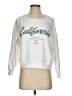 Lazy Sunday 100% Cotton White Sweatshirt Size S - photo 1