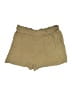 Ci Sono 100% Rayon Solid Tan Khaki Shorts Size XL - photo 1