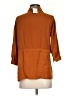 Primark 100% Polyester Brown 3/4 Sleeve Blouse Size 2 - photo 2