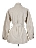 Zara 100% Polyester Gray Coat Size XS - photo 2