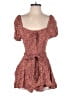 Altar'd State 100% Rayon Hearts Red Romper Size M - photo 1