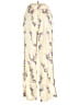 Shein 100% Polyester Floral Ivory Casual Pants Size XS - photo 2