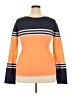 Unbranded Color Block Orange Pullover Sweater Size XXL - photo 2