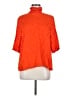 Rachel Comey 100% Polyester Orange 3/4 Sleeve Blouse Size 6 - photo 1