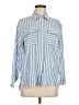 Assorted Brands Stripes Blue Long Sleeve Button-Down Shirt Size M - photo 1
