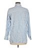 Assorted Brands Stripes Blue Long Sleeve Button-Down Shirt Size M - photo 2