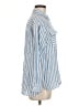 Assorted Brands Stripes Blue Long Sleeve Button-Down Shirt Size M - photo 4