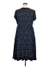 Leota Polka Dots Blue Casual Dress Size 2X - photo 2