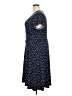 Leota Polka Dots Blue Casual Dress Size 2X - photo 5