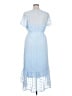 Shein 100% Polyester Blue Casual Dress Size 14 - photo 2