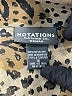 Notations 100% Polyester Animal Print Gold Short Sleeve Blouse Size 1X - photo 7