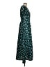 OUTERKNOWN 100% Recycled Polyester Floral Teal Casual Dress Size S - photo 4