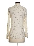 Hinge 100% Viscose Ivory Long Sleeve Blouse Size XS - photo 2