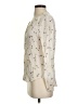 Hinge 100% Viscose Ivory Long Sleeve Blouse Size XS - photo 5