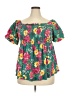 Torrid Green Short Sleeve Blouse Size 2X Plus (2) - photo 1