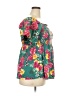Torrid Green Short Sleeve Blouse Size 2X Plus (2) - photo 4