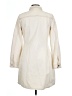 J.Crew 100% Cotton Ivory Trenchcoat Size 12 - photo 2