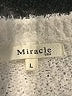 Miracle Solid White Pullover Sweater Size L - photo 7