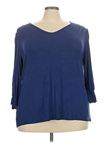 Lane Bryant 3/4 Sleeve Top (view 1)