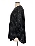 Timeson 100% Polyester Black 3/4 Sleeve Blouse Size XL - photo 5