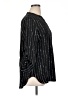 Timeson 100% Polyester Black 3/4 Sleeve Blouse Size XL - photo 4