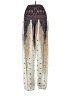 Unbranded 100% Polyamide Print Ivory Casual Pants Size 23 waist (estimated) - photo 2