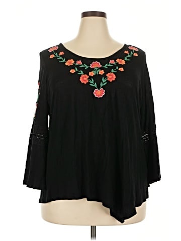 Hannah 3/4 Sleeve Blouse (view 1)