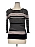 Iz Byer Stripes Black Pullover Sweater Size XL - photo 1