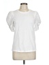 A.L.C. 100% Cotton White Short Sleeve Top Size L - photo 1